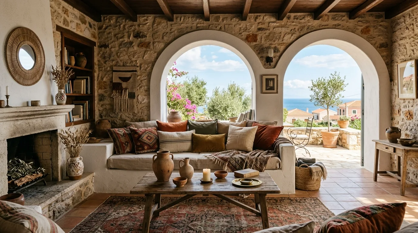 Let lantern lighting deepen the mood inspiration for a Spanish-style home.
